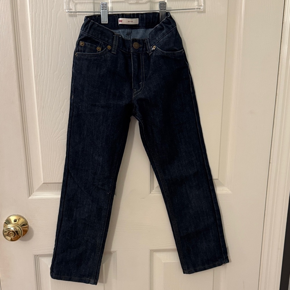 Levi's Men's Dark Blue Straight Jeans